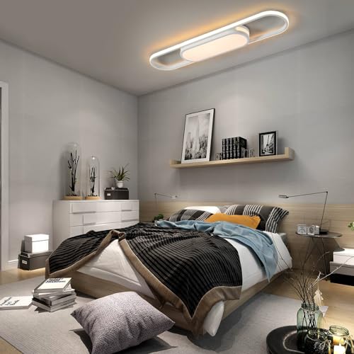 Modern LED Ceiling Light 31.5in Dimmable Linear Ceiling Light