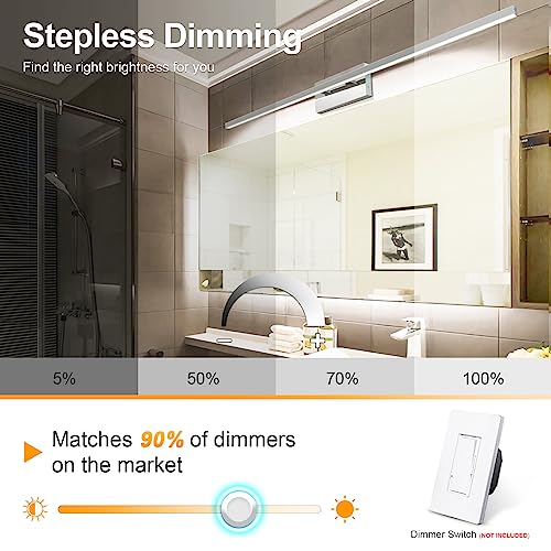 48 Inch Dimmable Bathroom Vanity Light