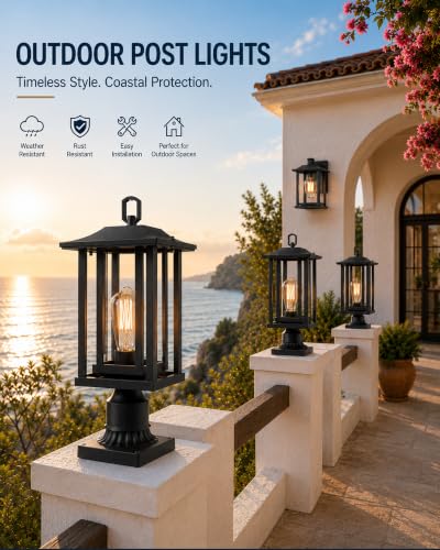 Outdoor Post Lights (2 Count)