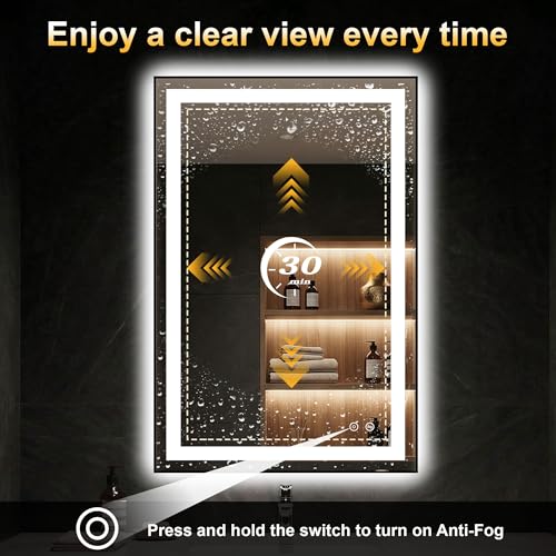 LED Bathroom Mirror with Light