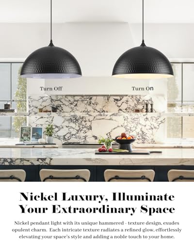 16 inch Hammered Dome Pendant Lights Kitchen Island