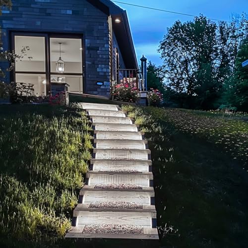 Solar Step Lights for Outside (24 Count)