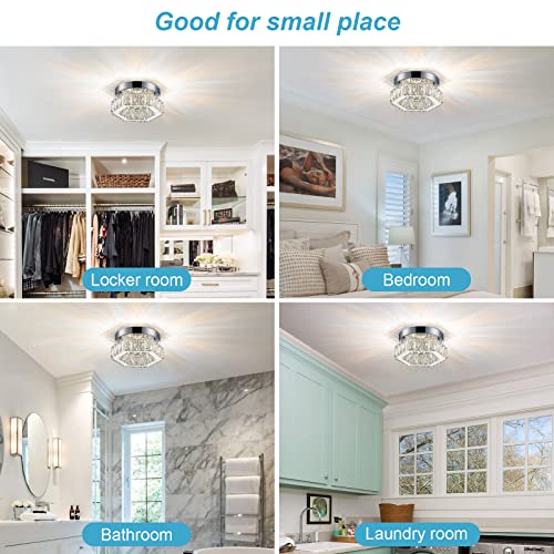 LED Mini Chandeliers with Crystals