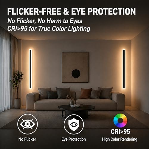 Modern Outdoor Wall Light 2pack 24in (2 Count)