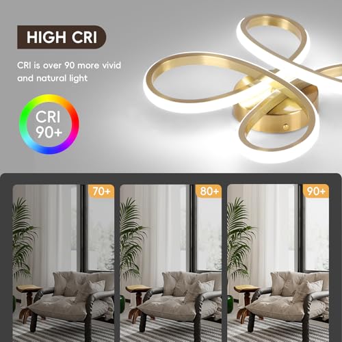 Modern LED Ceiling Light (2 Count)