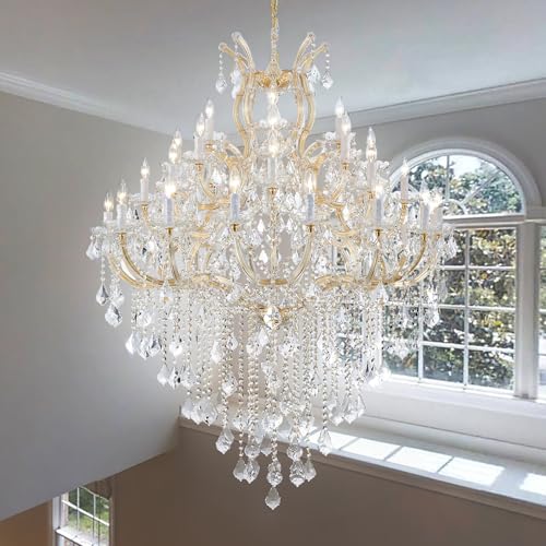 Large Gold Chandelier Light Fixtures