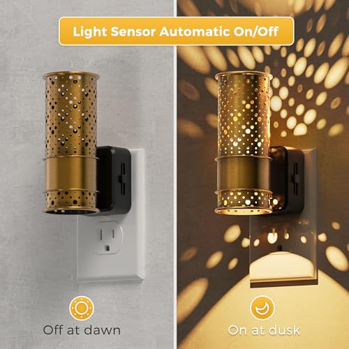 Night Light 2 Pack Dimmable Night Lights Plug into Wall (2 Count)
