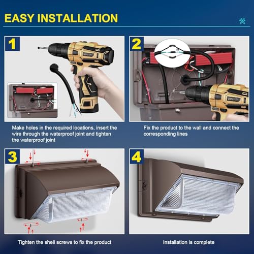 LED Wall Pack Light (6 Count)