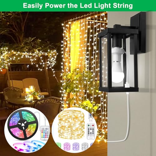 2 Pack Lamp Socket Power Adapter for Wyze Cam v3 (2 Count)