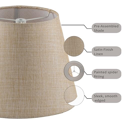 Set of 2 Spider Fitter Replacement Lamp Shades for Table Lamps (2 Count)