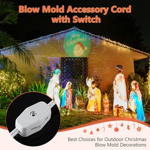 10 Set Blow Mold Light Kit E26 E27 Socket (10 Count)
