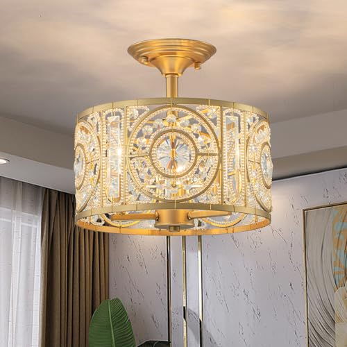 Semi Flush Mount Chandelier for Dining Room