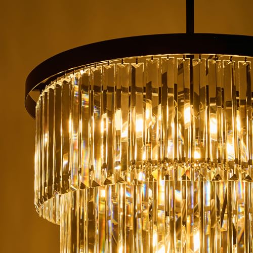 Crystal High Ceiling Chandelier Modern