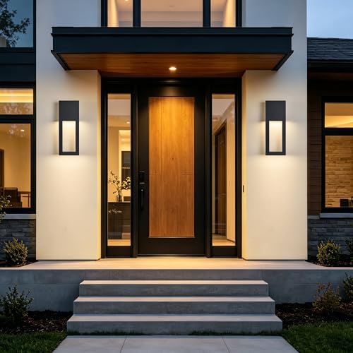 Set of 2 Dusk to Dawn Outdoor Wall Lights (2 Count)