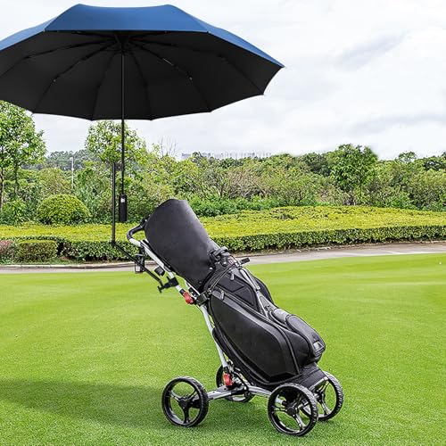UPF 50+ Beach Umbrella with Adjustable Universal Clamp