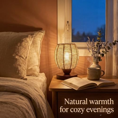Rattan Table Lamp