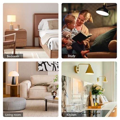A19 LED Light Bulbs 60W Equivalent (4 Count)