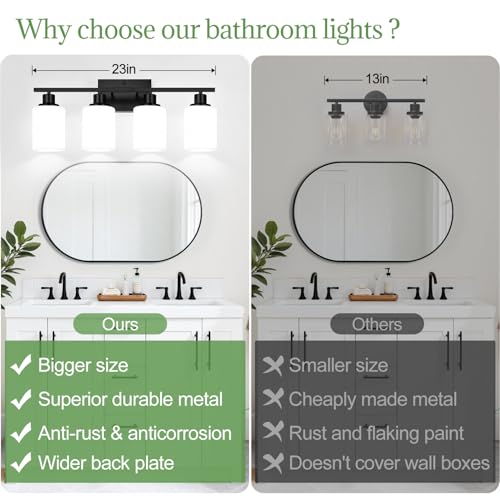 4 Light Bathroom Light Fixtures