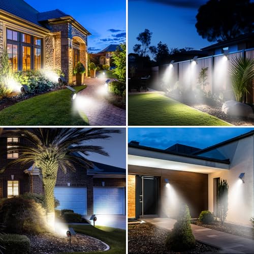 Solar Spot Lights Outdoor Waterproof (10 Count)