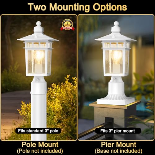 Dusk to Dawn Outdoor Post Lights