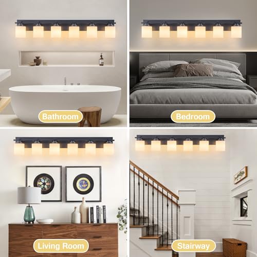 Modern Bathroom Light Fixtures Over Mirror