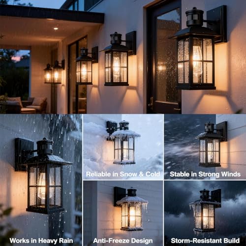 4Pack 15" Large Outdoor Wall Lights (4 Count)