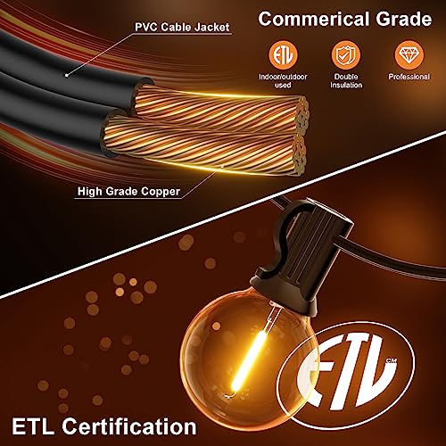 120FT Outdoor String Lights