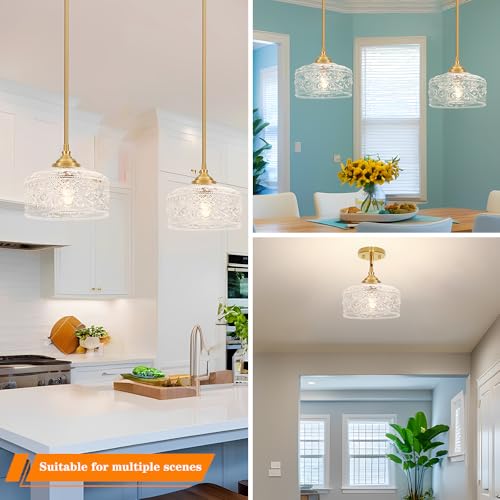 Gold Pendant Lights Kitchen Island