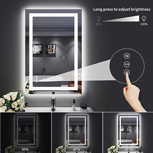 24"X36" LED Bathroom Mirror with Lights