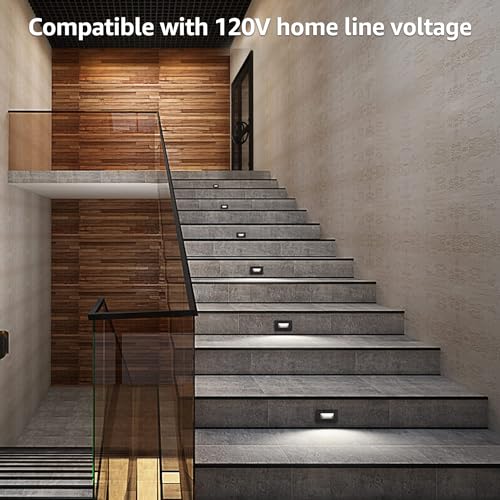 12 Pack 5CCT 120V LED Step Lights (12 Count)