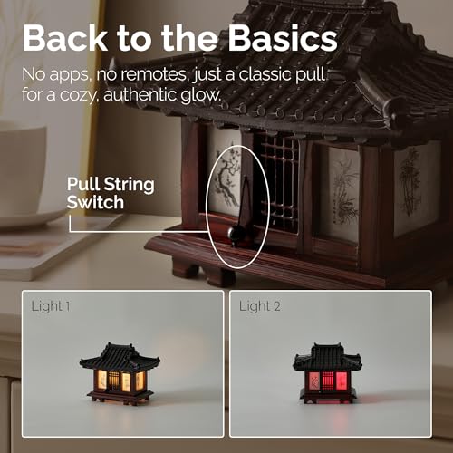 Traditional Korean Wood Lamp