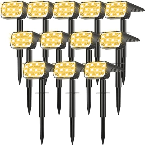 Solar Spot Lights Outdoor (12 Count)