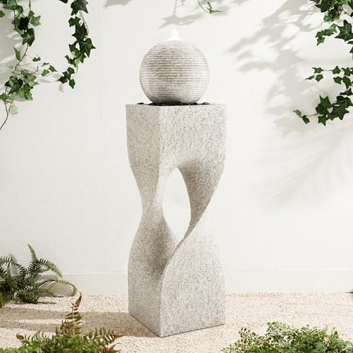 Outdoor Water Fountain with Lights