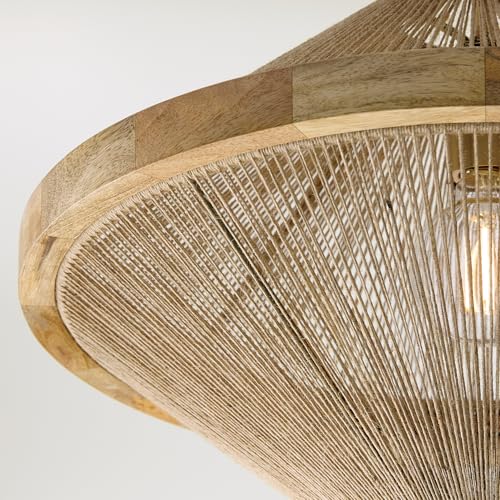 Capital Lighting 252812MA Maya Modern Mango Wood and Hand