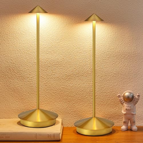 Portable Led Cordless Lamp Table Light 2 Pack