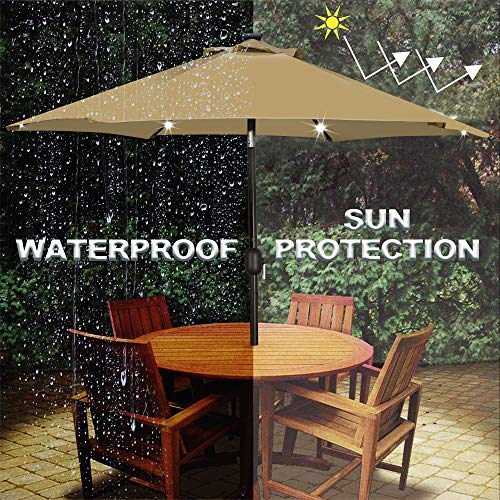 7.5 ft Solar Umbrella
