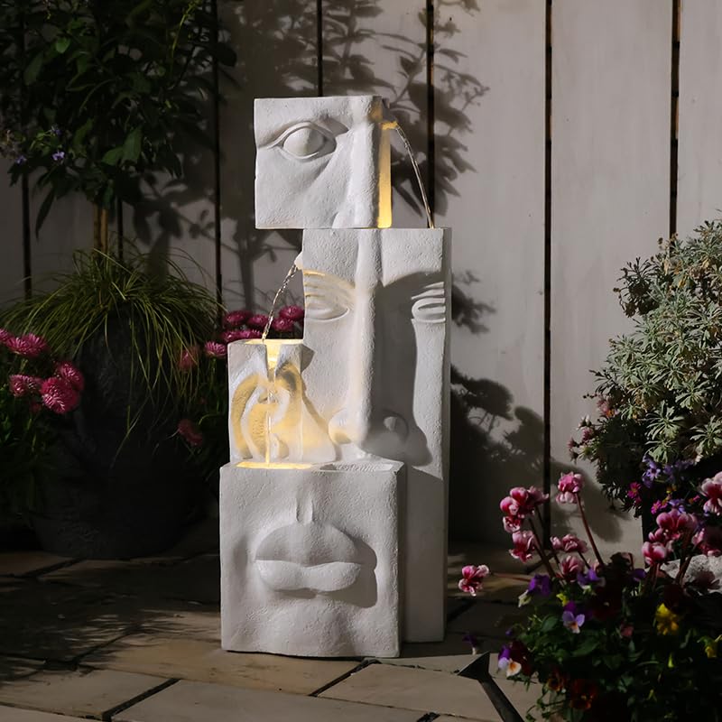 Modern Floor Standing Waterfall Outdoor Fountains