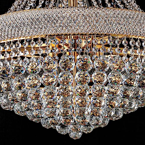 28" W 15 Light Luxury Foyer Chandeliers