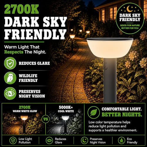 Solar Pathway Lights Outdoor with Motion Sensor (2 Count)