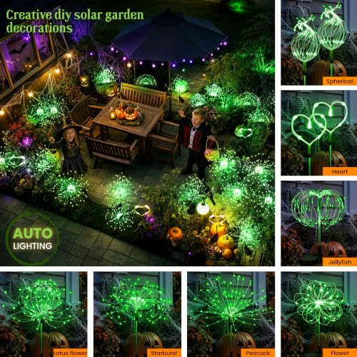 4 Pack Solar Firework Lights Outdoor (4 Count)