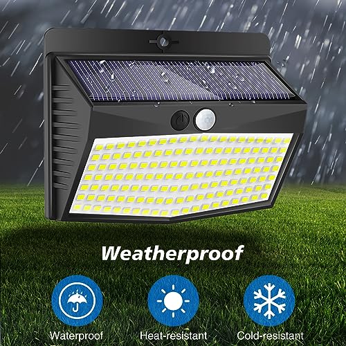 10 Pack Solar Lights Outdoor Motion Sensor with 3 Lighting Modes (10 Count)