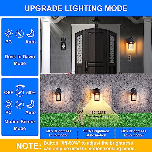 Porch Lights with GFCI Outlet