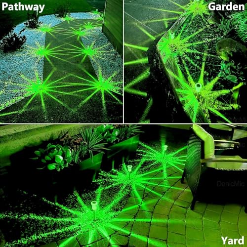 Solar Halloween Lights Outdoor Waterproof 10 Pack Halloween Decor (10 Count)