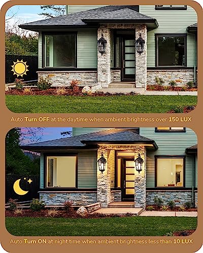 Dusk to Dawn Outdoor Wall Lights