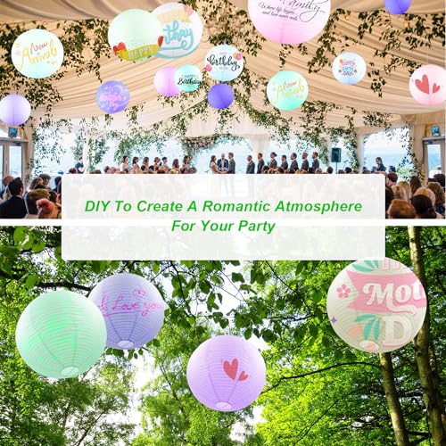 White Round Paper Lantern