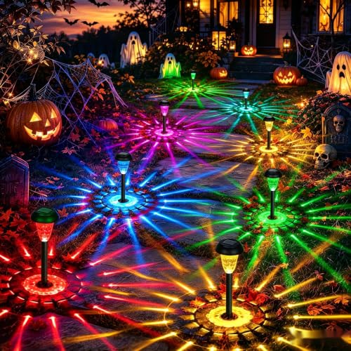 Solar Lights Outdoor Waterproof for Pathway (12 Count)
