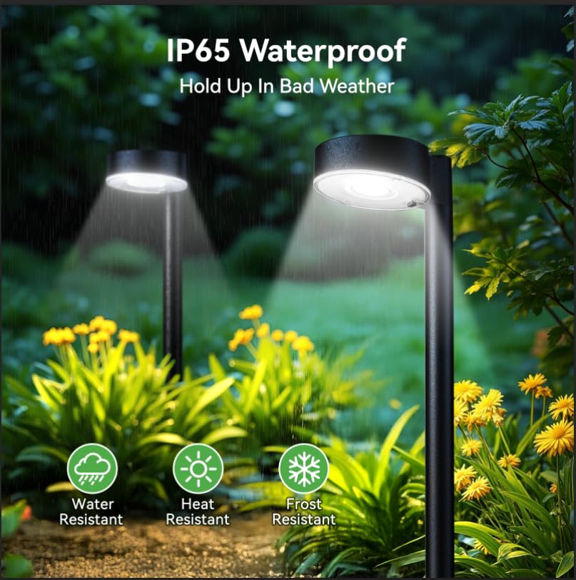 8 Pack Solar Pathway Lights Outdoor (8 Count)