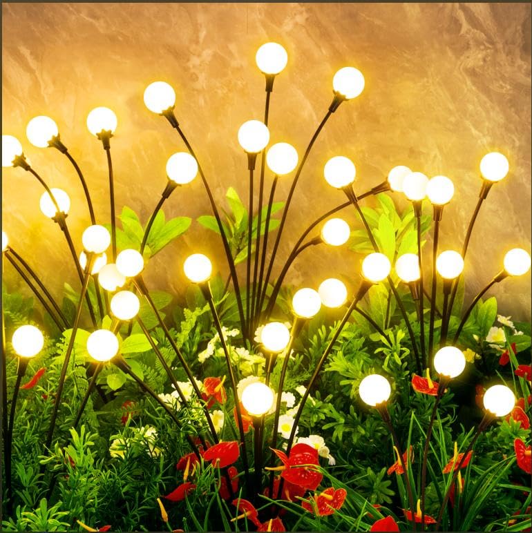 Solar Lights Outdoor Waterproof (2 Count)