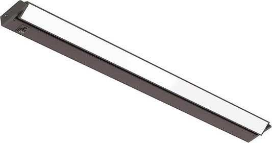 GETINLIGHT 40-inch Swivel LED Under Cabinet Lights, Glass Lens, Selectable White 2700K/4000K/5000K, Dimmable with Wall Dimmers, Bronze Finish, IN-0202-5-BZ