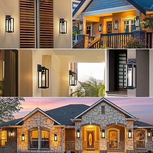 Large Outdoor Wall Lights (2 Count)